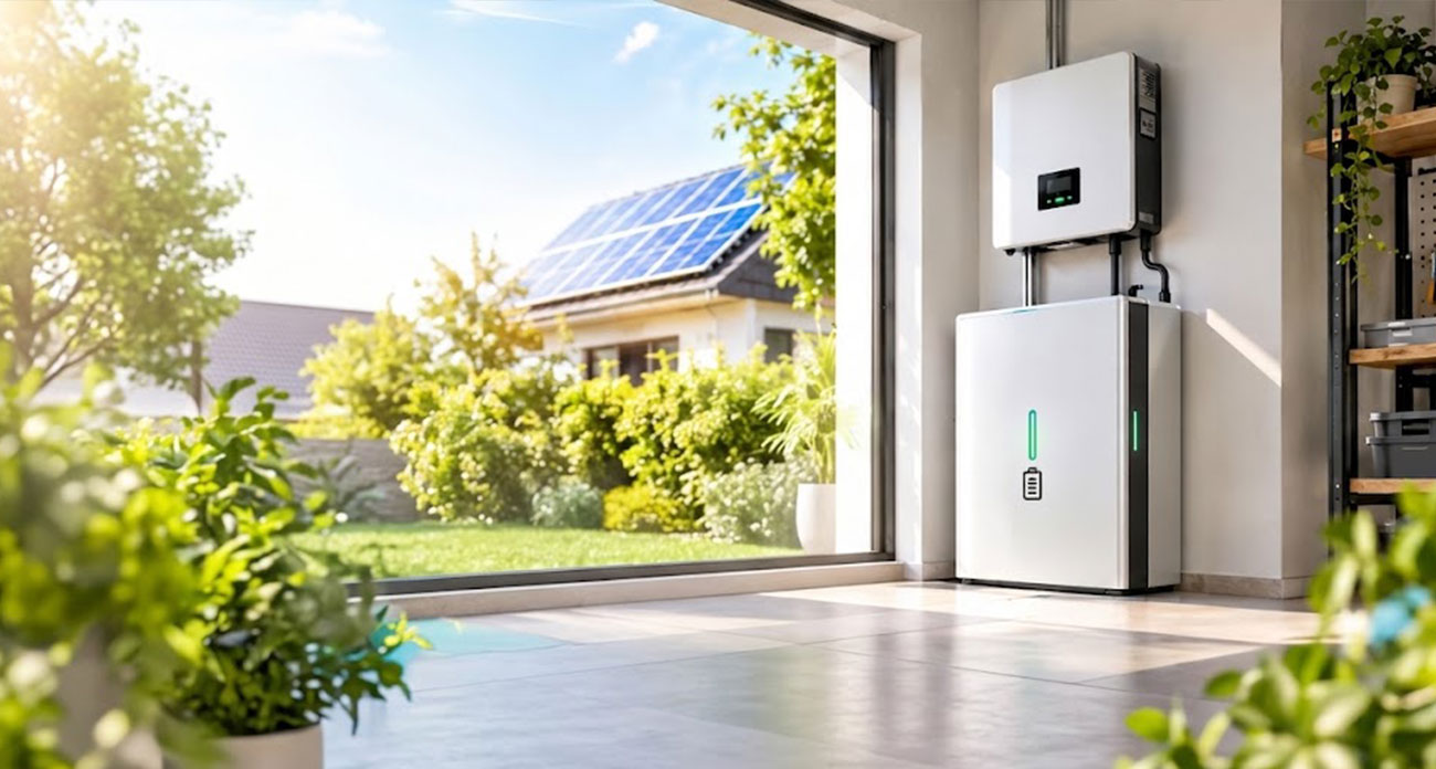 Almacenamiento en baterías energía solar